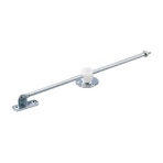 TRUSCO 鉄製前蓋丸棒スライドステー 左右兼用 230mm TS-34-LR 1個