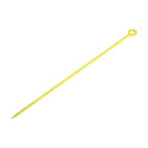 ＴＲＵＳＣＯ　カラー異形ロープ止め　丸型　黄色　ＴＲＭ－１３９０ＩＹ　１本1