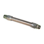 南国フレキ工業 メタルタッチ無溶接式フレキ ニップル鉄 15A×300L NK340-15-300 1本
