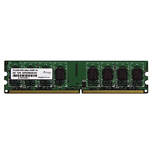 【クリックでお店のこの商品のページへ】アドテック DDR2 667MHz PC2-5300 240Pin Unbuffered DIMM 1GB ADS5300D-S1G 1枚 ADS5300D-S1G