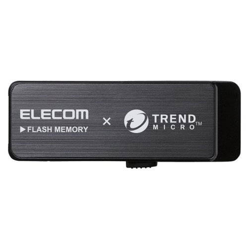 エレコム　ウイルス対策ＵＳＢ３.０メモリ（Ｔｒｅｎｄ　Ｍｉｃｒｏ）　８ＧＢ　ブラック　ＭＦ－ＴＲＵ３０８ＧＢＫ　１個3