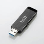 エレコム　ＵＳＢ３．０ハードウェア暗号化ＵＳＢメモリ　４ＧＢ　ブラック　ＭＦ－ＥＮＵ３Ａ０４ＧＢＫ　１個
