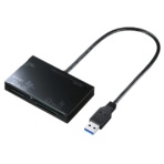 サンワサプライ　ＵＳＢ３．０　カードリーダー　ブラック　ＡＤＲ－３ＭＬ３５ＢＫ　１個