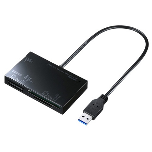 サンワサプライ　ＵＳＢ３．０　カードリーダー　ブラック　ＡＤＲ－３ＭＬ３５ＢＫ　１個1
