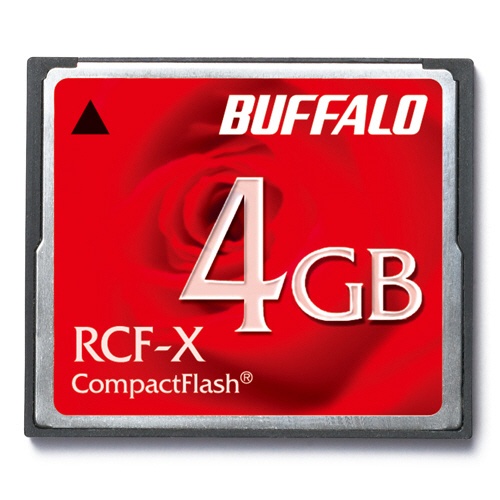 バッファロー　コンパクトフラッシュ　４ＧＢ　ＲＣＦ－Ｘ４Ｇ　１枚1