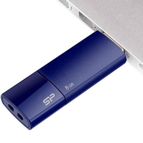 シリコンパワー　ＵＳＢ２．０フラッシュメモリ　Ｕｌｔｉｍａ　Ｕ０５　８ＧＢ　ネイビー　ＳＰ００８ＧＢＵＦ２Ｕ０５Ｖ１Ｄ　１個3