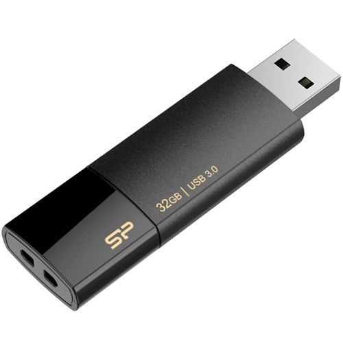 たのめーる】シリコンパワー USB3.0 スライド式フラッシュメモリ 32GB