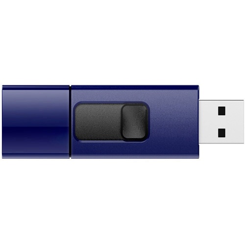 シリコンパワー　ＵＳＢ３．０　スライド式フラッシュメモリ　３２ＧＢ　ネイビー　ＳＰ０３２ＧＢＵＦ３Ｂ０５Ｖ１Ｄ　１個2
