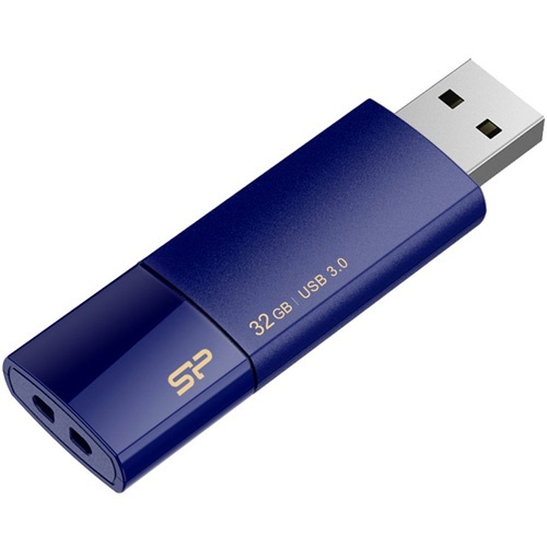 シリコンパワー　ＵＳＢ３．０　スライド式フラッシュメモリ　３２ＧＢ　ネイビー　ＳＰ０３２ＧＢＵＦ３Ｂ０５Ｖ１Ｄ　１個3