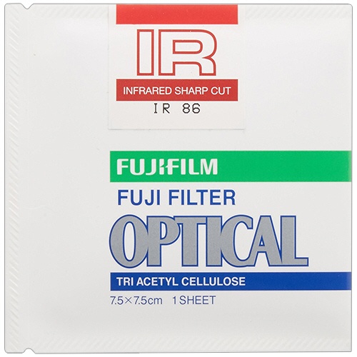 富士フイルム　光吸収・赤外線透過フィルター　８６号　７５×７５ｍｍ　ＩＲ　８６　７.５　Ｘ　１　１枚1