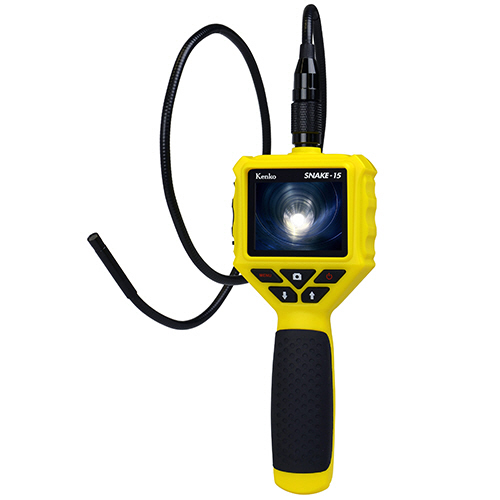 【クリックでお店のこの商品のページへ】ケンコー・トキナー 防塵・防水 LEDライト付き防水スネイクカメラ SNAKE-15 1台 SNAKE-15