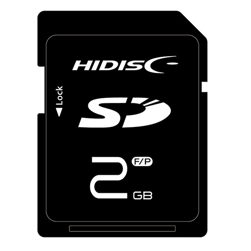 ハイディスク　ＳＤカード　２ＧＢ　Ｓｐｅｅｄｙ　ＨＤＳＤ２ＧＣＬＪＰ３　１枚1