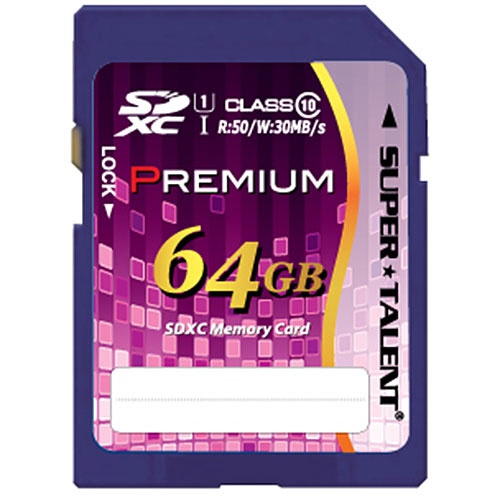 スーパータレント　ＵＨＳ－Ｉ対応ＳＤＸＣメモリーカード　ＣＬＡＳＳ１０　６４ＧＢ　ＳＴ６４ＳＵ１Ｐ　１枚1