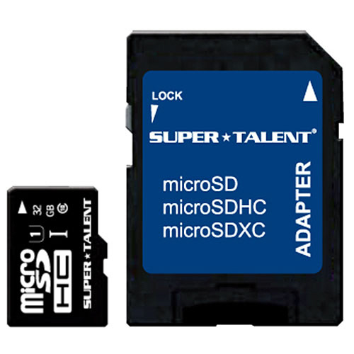 【クリックでお店のこの商品のページへ】スーパータレント UHS-I CLASS10対応 microSDHCカード 32GB ST32MSU1P 1枚 ST32MSU1P