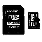 ハイディスク　ｍｉｃｒｏＳＤカード　２ＧＢ　ＳＤ変換アダプター付き　ＨＤＭＣＳＤ２ＧＣＬＪＰ３　１枚