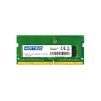 アドテック　ＤＤＲ４　２４００ＭＨｚ　ＰＣ４－２４００　２６０Ｐｉｎ　ＳＯ－ＤＩＭＭ　４ＧＢ　ＡＤＳ２４００Ｎ－４Ｇ　１枚