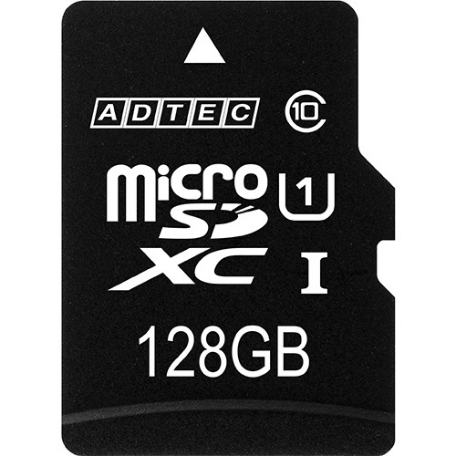 アドテック　ｍｉｃｒｏＳＤＸＣ　ＵＨＳ－Ｉ　１２８ＧＢ　Ｃｌａｓｓ１０　ＳＤ変換アダプター付　ＡＤ－ＭＲＸＡＭ１２８Ｇ／Ｕ１Ｒ　１枚1