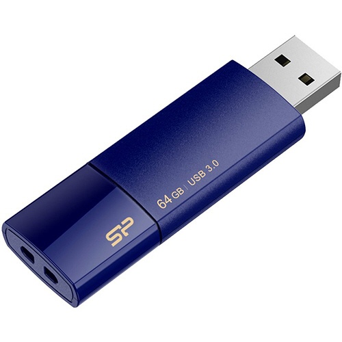 シリコンパワー　ＵＳＢ２．０フラッシュメモリ　Ｕｌｔｉｍａ　Ｕ０５　６４ＧＢ　ネイビー　ＳＰ０６４ＧＢＵＦ２Ｕ０５Ｖ１Ｄ　１個1
