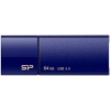 シリコンパワー USB3.0 スライド式フラッシュメモリ 64GB ネイビー SP064GBUF3B05V1D 1個
