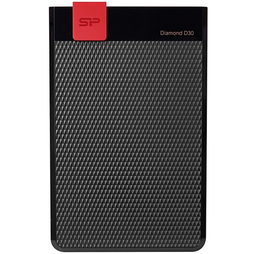 シリコンパワー　ポータブルＨＤＤ　Ｄｉａｍｏｎｄ　Ｄ３０　１ＴＢ　ブラック　ＳＰ０１０ＴＢＰＨＤＤ３ＳＳ３Ｋ　１台1