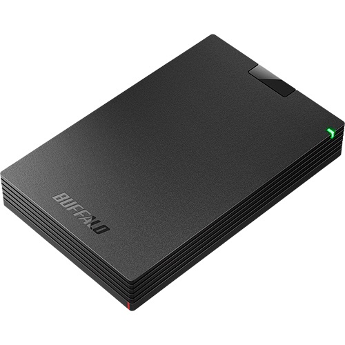 バッファロー　ＭｉｎｉＳｔａｔｉｏｎ　ＵＳＢ３．１（Ｇｅｎ１）対応　ポータブルＨＤＤ　２ＴＢ　ブラック　ＨＤ－ＰＣＧ２．０Ｕ３－ＧＢＡ　１台1