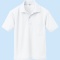 アイトス　吸汗速乾（クールコンフォート）半袖ポロシャツ（男女兼用）　ディンプルメッシュ　ホワイト　Ｌサイズ　ＡＺ－１０５７９－００１－Ｌ　１着