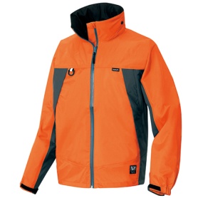 アイトス　ＴＵＬＴＥＸ（タルテックス）　全天候型ジャケット　３層ミニリップ　オレンジ×チャコール　Ｓサイズ　ＡＺ－５６３０１－０６３－Ｓ　１着