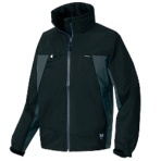アイトス　ＴＵＬＴＥＸ（タルテックス）　全天候型ジャケット　３層ミニリップ　ブラック×チャコール　Ｓサイズ　ＡＺ－５６３０１－０１０－Ｓ　１着