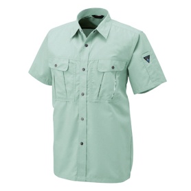 アルトコーポレーション　半袖シャツ　トロピカル　ライトグリーン　Ｍサイズ　ＪＰ－１６０－４－Ｍ　１着