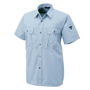 アルトコーポレーション　半袖シャツ　トロピカル　ライトブルー　Ｓサイズ　ＪＰ－１６０－６－Ｓ　１着1