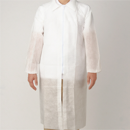 たのめーる】川西工業 不織布使いきり白衣 Lサイズ #7028-L 1着の通販