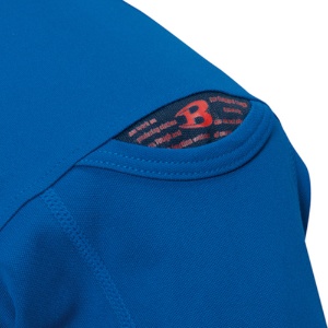バートル　半袖ジップシャツ　サーフブルー　ＳＳサイズ　４１５－４７－ＳＳ　１着3