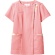 住商モンブラン　ＬＡＵＲＡ　ＡＳＨＬＥＹ　ナースジャケット（半袖）　ローズ×アメリピンク　Ｓサイズ　ＬＷ６０１－６２－Ｓ　１着1