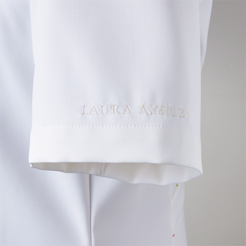 住商モンブラン　ＬＡＵＲＡ　ＡＳＨＬＥＹ　ナースジャケット（半袖）　ローズ×アメリピンク　Ｓサイズ　ＬＷ６０１－６２－Ｓ　１着5