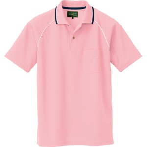 アイトス　制電半袖ポロシャツ（男女兼用）　エコ制電ニット　ピンク　ＬＬサイズ　ＡＺ－５０００５－０６０－ＬＬ　１着1