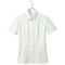 チクマ　半袖シャツ　ドットニット　白　５号　ＡＲ１６８６－１－５　１着