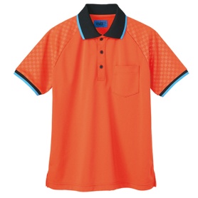 セロリー　ポロシャツ（ユニセックス）　オレンジ　ＳＳサイズ　Ｓ－６５３５４－ＳＳ　１着
