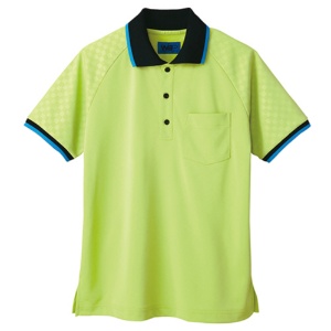 セロリー　ポロシャツ（ユニセックス）　グリーン　３Ｌサイズ　Ｓ－６５３５５－３Ｌ　１着1