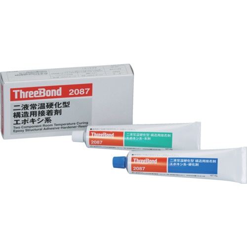 スリーボンド　エポキシ樹脂系接着剤　構造用接着タイプ　本剤＋硬化剤セット　９０ｇ　ＴＢ２０８７　１セット1