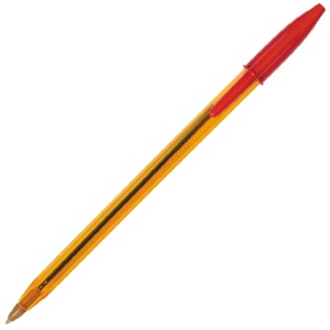 ＢＩＣ　油性ボールペン　クリスタル　オリジナルファイン　０．８ｍｍ　赤　ＣＳＴ－ＯＦ０８ＲＥＤＢ２０　１箱（２０本）2