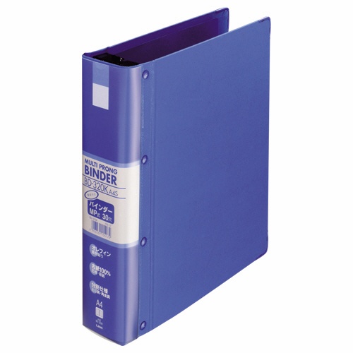 ライオン事務器　バインダー（ＭＰ式）　Ａ４タテ　３０穴　５００枚収容　ＢＤ－３２０Ｋ　１冊1