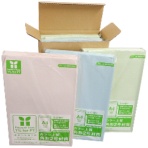 寿堂　カラー封筒　色色くん　角２　３色入　１０５６１　１ケース（６００枚）