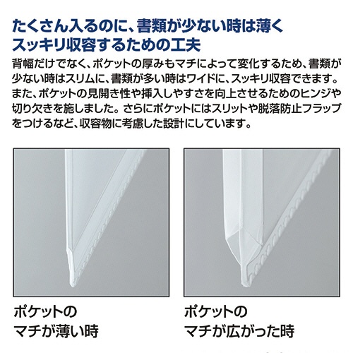 コクヨ　取扱説明書ファイル（ノビータ）　Ａ４タテ　１６ポケット　白　ラ－ＮＶＴ５２０Ｗ　１冊5