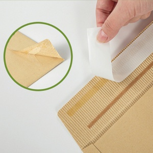 今村紙工　紙製クラフトクッション封筒　２５８×１９７＋５０ｍｍ　ＫＦ－Ｓ　１パック（２５枚）6