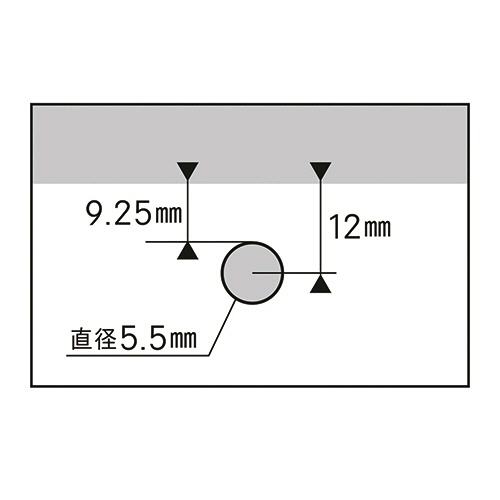 カール事務器　１穴パンチ　穴径５．５ｍｍ　ホワイト　ＳＤ－１５５－Ｗ　１台3