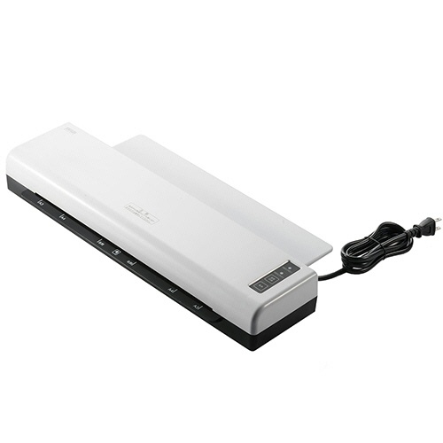 サンワダイレクト　ラミネーター　Ａ３　２本ローラー　６０秒高速ウォームアップ　１００ミクロン・１５０ミクロンフィルム厚対応　４００－ＬＭ００５　１台1