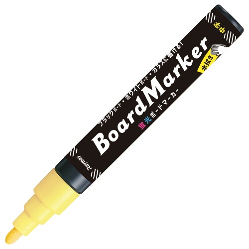 レイメイ藤井　蛍光ボードマーカー　中字　クリーム　ＬＢＭ１０４６Ｌ　１本1