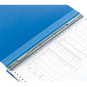 ライオン事務器　データファイル　アンバーストタイプ　レター式とじ具　Ｙ１３．５～１５×Ｔ１１　１０００枚収容　青　１５１１－ＦＤ２　１冊2