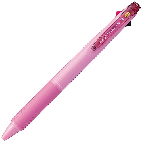 三菱鉛筆　ジェットストリーム　３色ボールペン　０．３８ｍｍ　（軸色：ベビーピンク）　ＳＸＥ３４００３８．６８　１本1