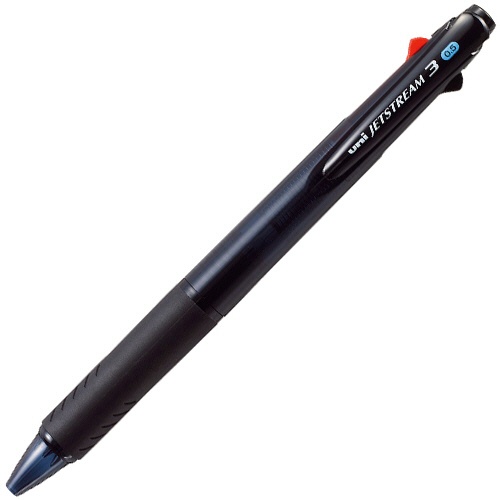 三菱鉛筆　ジェットストリーム　３色ボールペン　０．５ｍｍ　（軸色：透明ブラック）　ＳＸＥ３４０００５Ｔ．２４　１本1